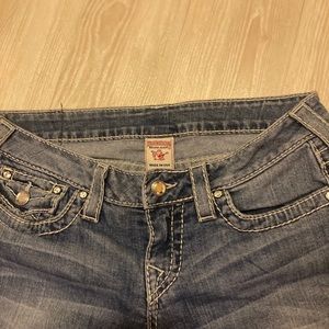 true religion low rise jeans